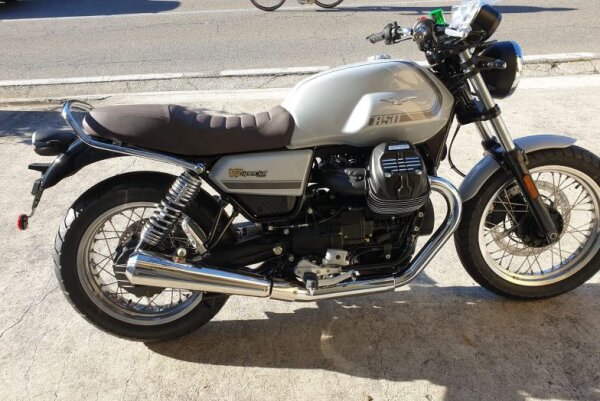 Auspuff, Krümmer, Endschalldämpfer, Endtopf Agostini Moto Guzzi V7 850 2021-2022