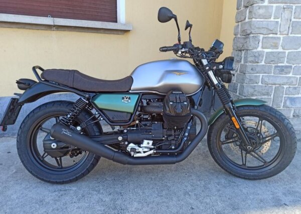 Auspuff, Krümmer, Endschalldämpfer, Endtopf Agostini Moto Guzzi V7 850 2022-