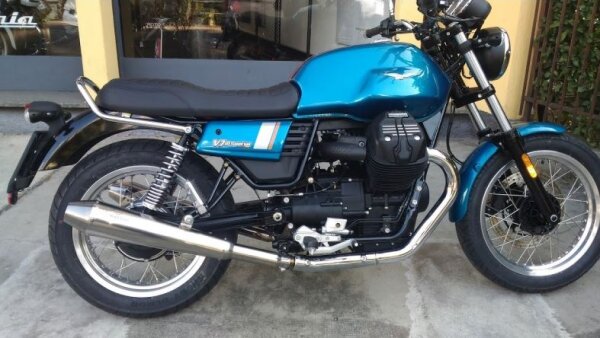 Auspuff, Krümmer, Endschalldämpfer, Endtopf Agostini Moto Guzzi V7 III 2017-2020