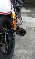 Auspuff, Krümmer, Endschalldämpfer, Endtopf Agostini Moto Guzzi V7 III 2017-2020