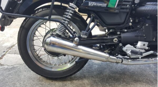 Auspuff, Krümmer, Endschalldämpfer, Endtopf Agostini Moto Guzzi V7 III 2017-2020
