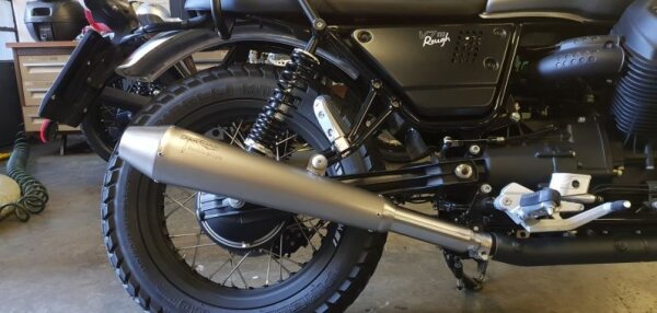 Auspuff, Krümmer, Endschalldämpfer, Endtopf Agostini Moto Guzzi V7 III 2017-2020