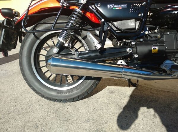 Auspuff, Krümmer, Endschalldämpfer, Endtopf Agostini Moto Guzzi V9 2016-2022