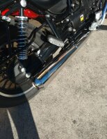 Auspuff, Krümmer, Endschalldämpfer, Endtopf Agostini Moto Guzzi V9 2016-2022