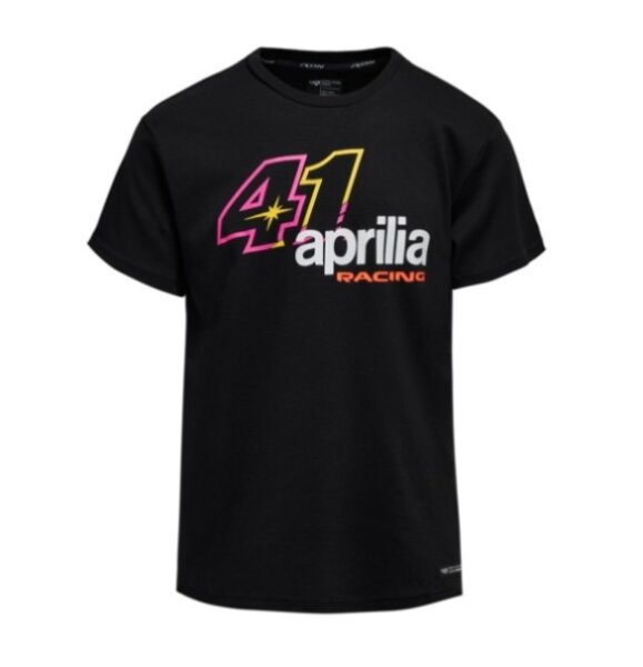 Aprilia T-Shirt Racing Team 2023 "41" - Herren - schwarz - Größe L
