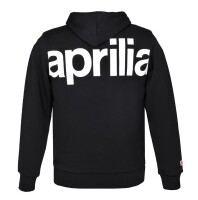 Aprilia Hoodie - Herren - schwarz/rot/weiß