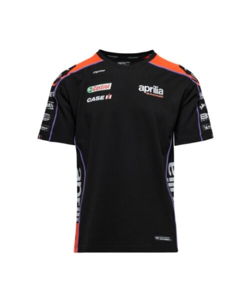 Aprilia T-Shirt Replica Racing Team 2023 - Herren - schwarz/rot