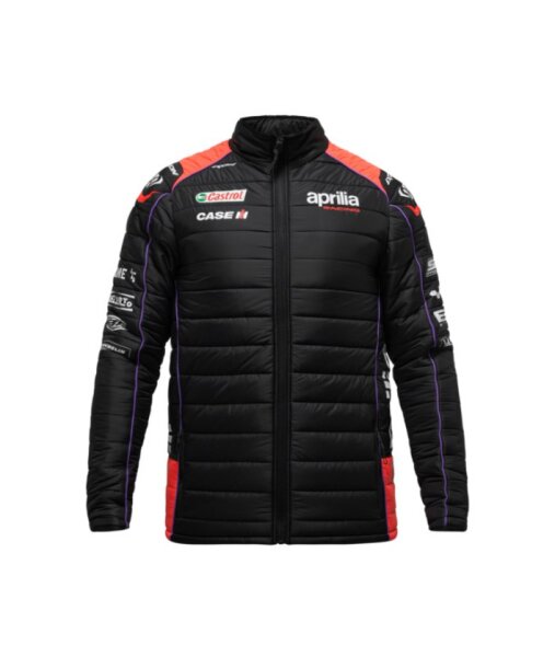 Aprilia Daunenjacke Replica Racing Team 2023 - Herren - schwarz/rot