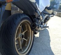 Auspuff, Endschalldämpfer Schwarz Edelstahl Agostini...