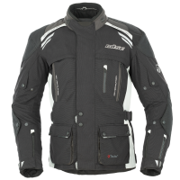 BÜSE Highland Textiljacke schwarz/hellgrau Gr. 52