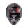 Integralhelm Devil GT 17 grau-schwarz-rot 2XL