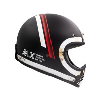 Motocrosshelm MX DO 17 BM schwarz matt-grau matt-rot matt XS