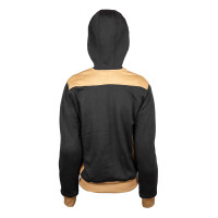 Hoodie PANDA, schwarz-beige, DXS