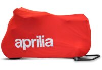 Aprilia Abdeckplane Indoor - rot/weiß