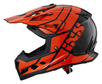 Motocrosshelm iXS361 2.1 schwarz-orange S