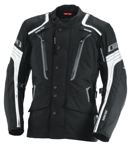 Motorradjacke iXS Saragossa schwarz weiss M