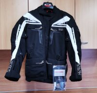 Motorradjacke iXS Jacke Blade schwarz-weiss M