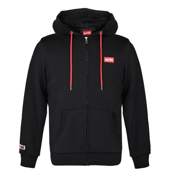 APRILIA HOODIE - MAN schwarz XXL
