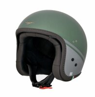 Moto Guzzi Jet Helm - Centenario -  matt grün