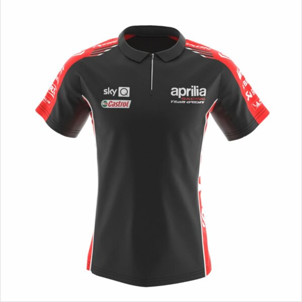 POLO SHIRT TEAMWEAR REPLICA NERO