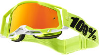 Racecraft 2 Goggle Yellow - Mirror Red