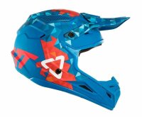 Motocrosshelm 4.5 V22 blau-rot L