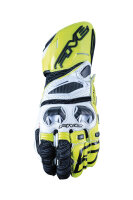 Handschuh RFX RACE, weiss-gelb fluo, S