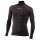 Funktionsshirt-langarm mit Zip Kragen Blazefit TS13W schwarz-rot XS/S