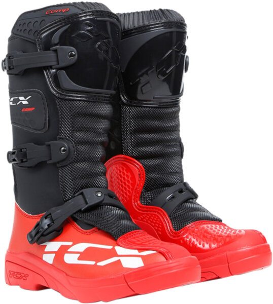 Stiefel COMP-KID  schwarz-rot 38