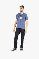 T-Shirt On Two Wheels blau-weiss XL