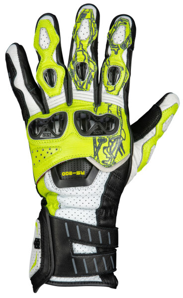 Sport Handschuh RS-200 3.0 weiss-neon gelb-schwarz XL