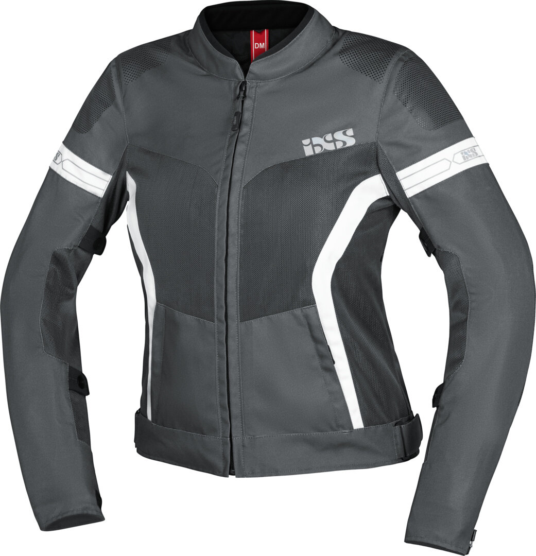 Sport Damen Jacke Trigonis-Air dunkelgrau-grau-weiss D4XL