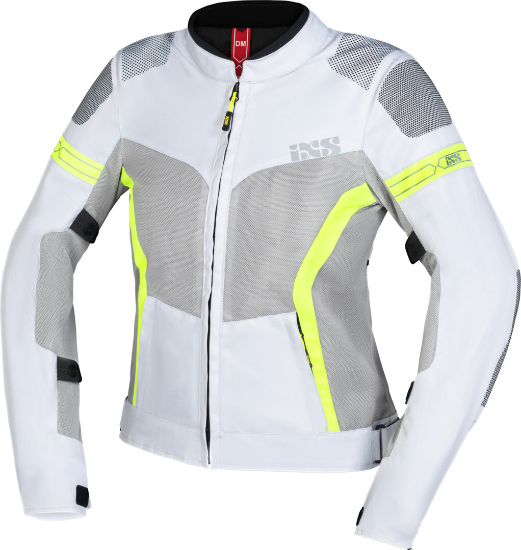 Sport Damen Jacke Trigonis-Air hellgrau-grau-neon gelb D2XL