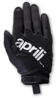 Aprilia Handschuhe mit Knöchelprotektoren - Unisex - schwarz/weiß/rot - Größe XL