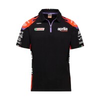 Aprilia POLO SHIRT - APRILIA RACING TEAM 2022 - SCHWARZ