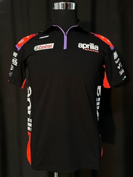 Aprilia Poloshirt Racing Team 2022 - Herren - schwarz/rot - Größe 2XL