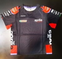 Aprilia T-Shirt Racing Team 2022 - Kinder - schwarz/rot -...