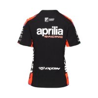 Aprilia T-Shirt Racing Team 2022 - Damen - schwarz/rot - Größe XS