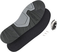 Sohle -Schuh Motard schwarz-grau 43