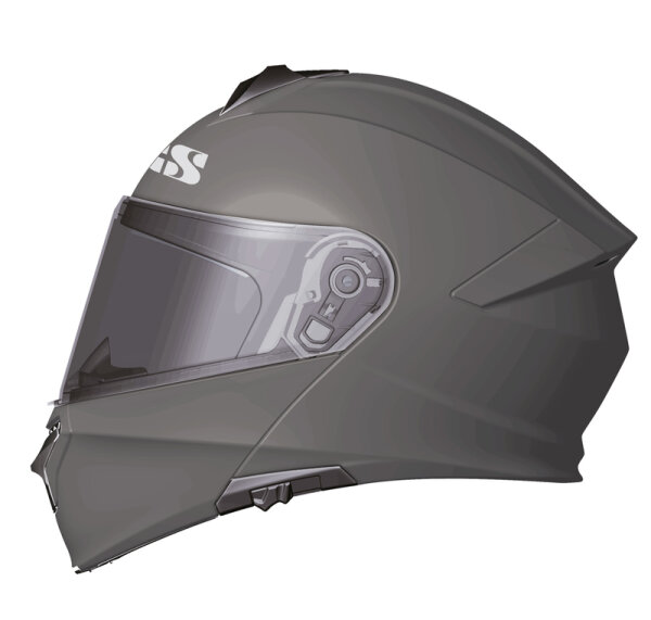 Klapphelm iXS301 1.0 matt grau XS