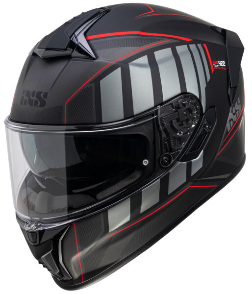 Integralhelm iXS422 FG 2.1 matt schwarz-rot XS