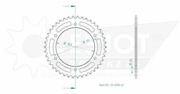 ESJOT Kettenrad 42 Z