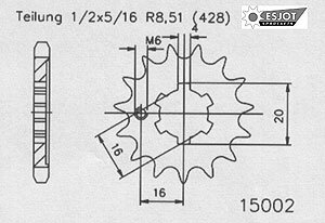ESJOT Ritzel(428) 14 Z