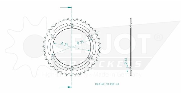 ESJOT Kettenrad 40 Z