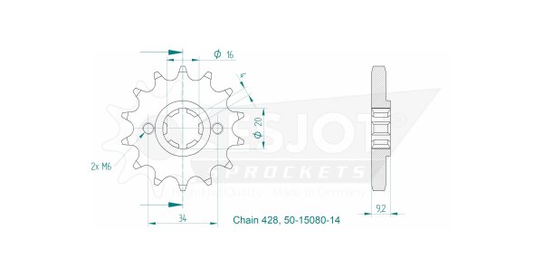 ESJOT Ritzel 14 Z