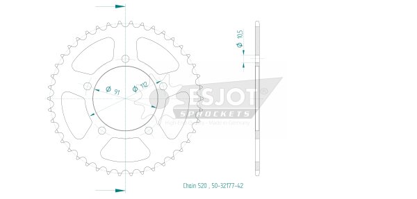 Esjot Kettenrad 42 Z