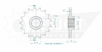 ESJOT Ritzel 17 Z-S