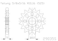 ESJOT Ritzel 16 Z Sport