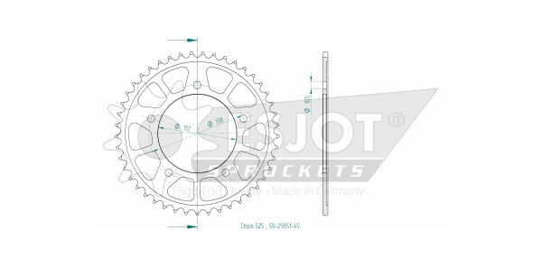 Esjot Kettenrad 45 Z
