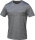 Team T-Shirt Function grau-schwarz M